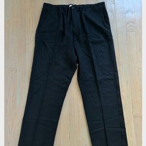 6397 Full Break Elastic Stretch Waist Trousers in Black Size Medium